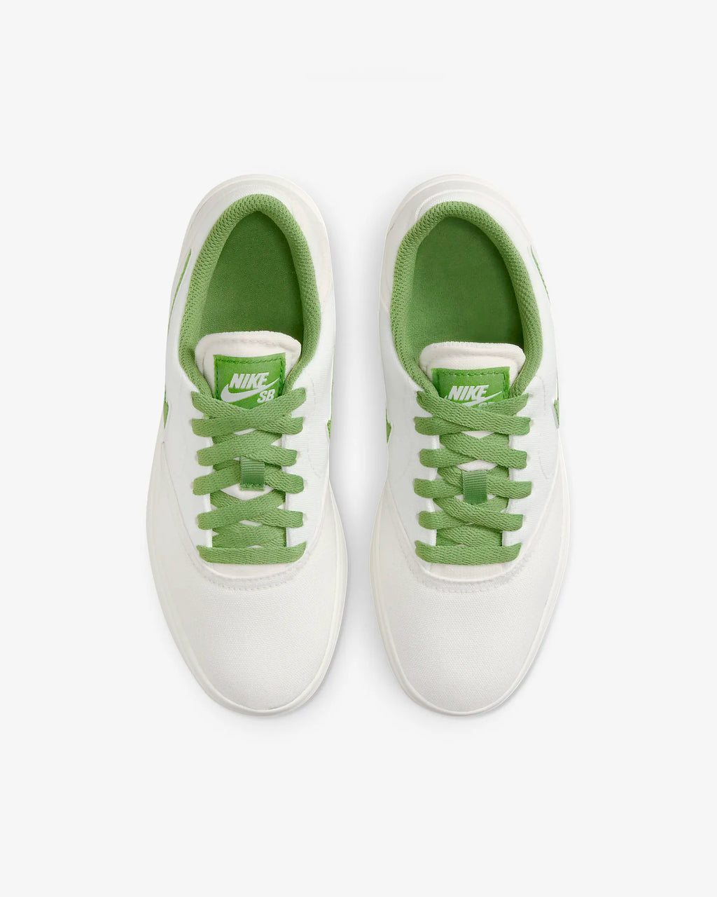 Nike SB Check CNVS Kids Shoes - Summit White/Chlorophyll