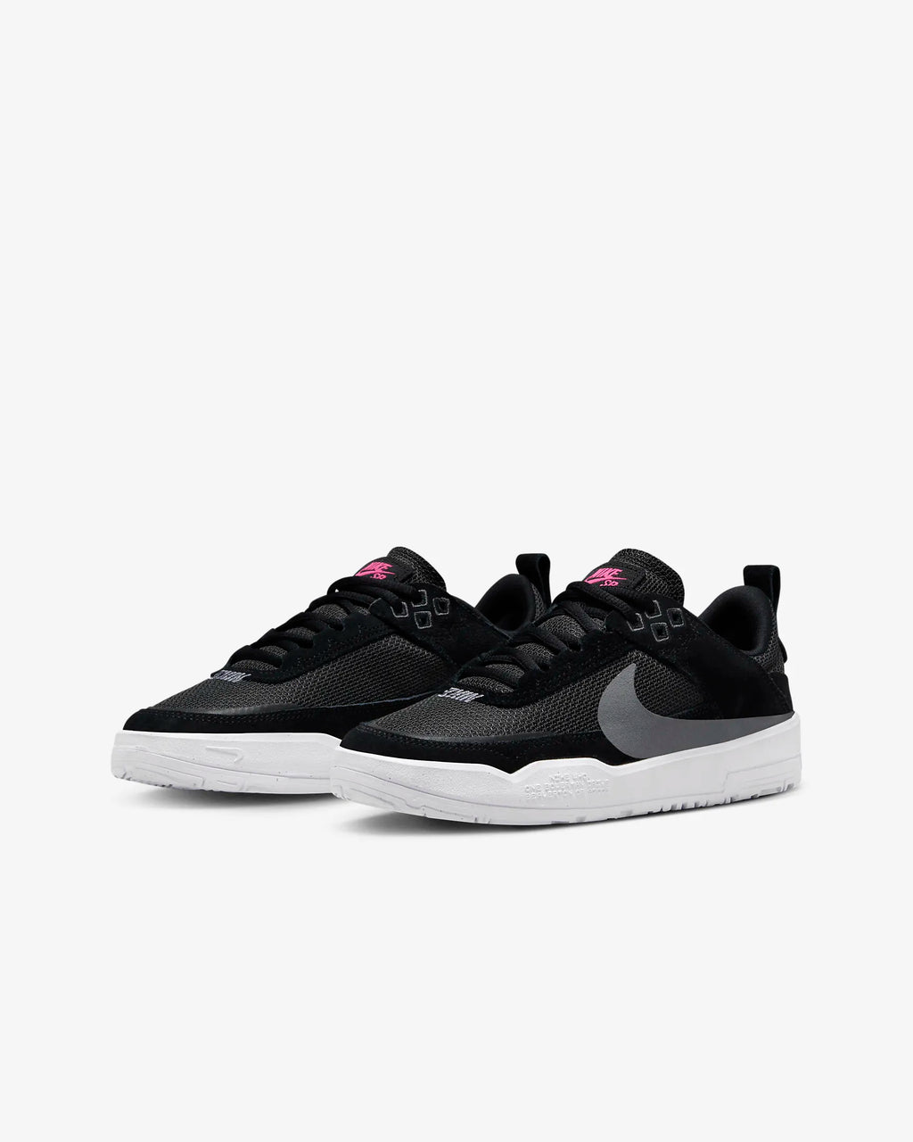 Nike SB Day One Big Kid's Skate Shoes - Black/Cool Grey