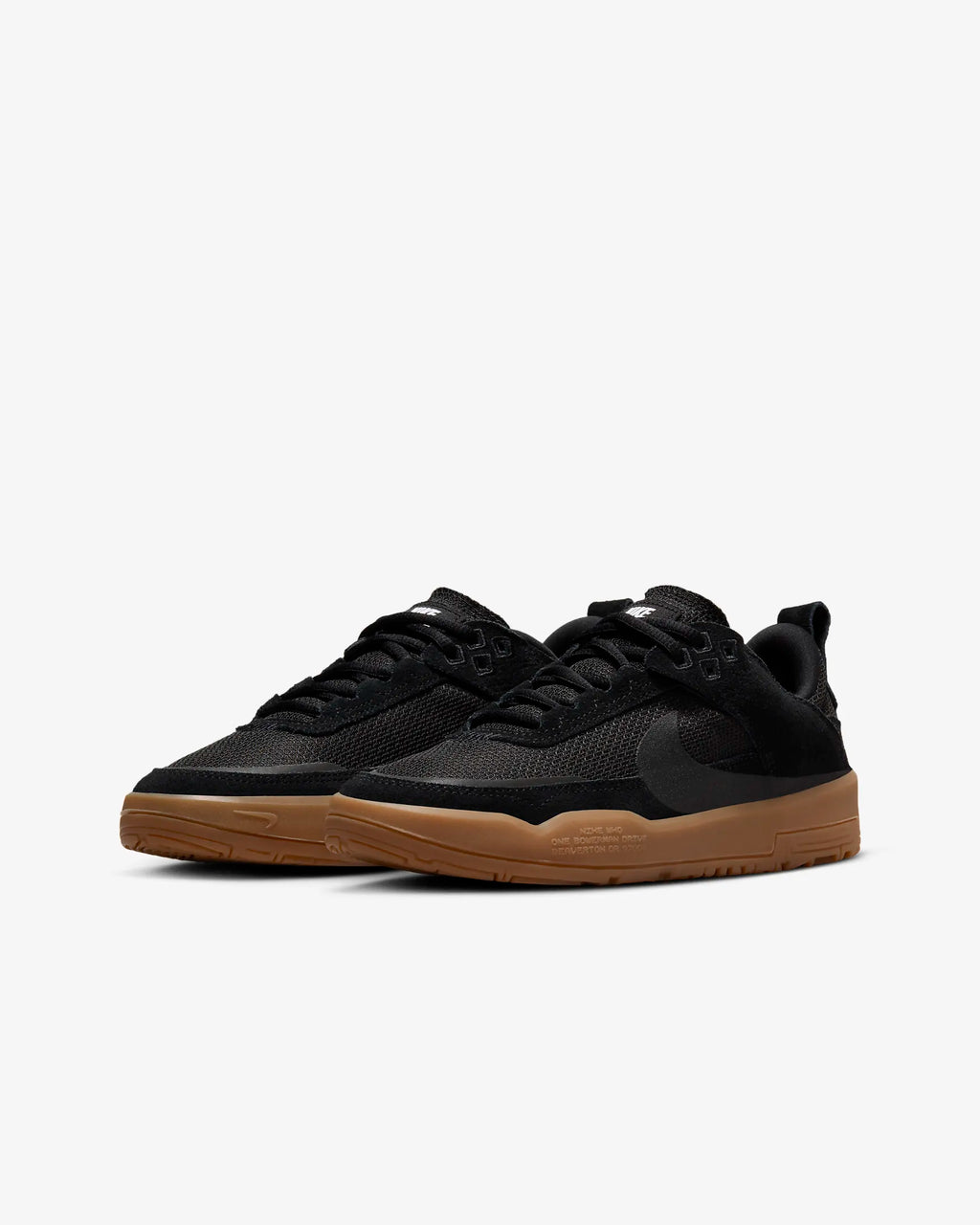 Nike SB Day One Big Kid's Skate Shoes - Black/Gum