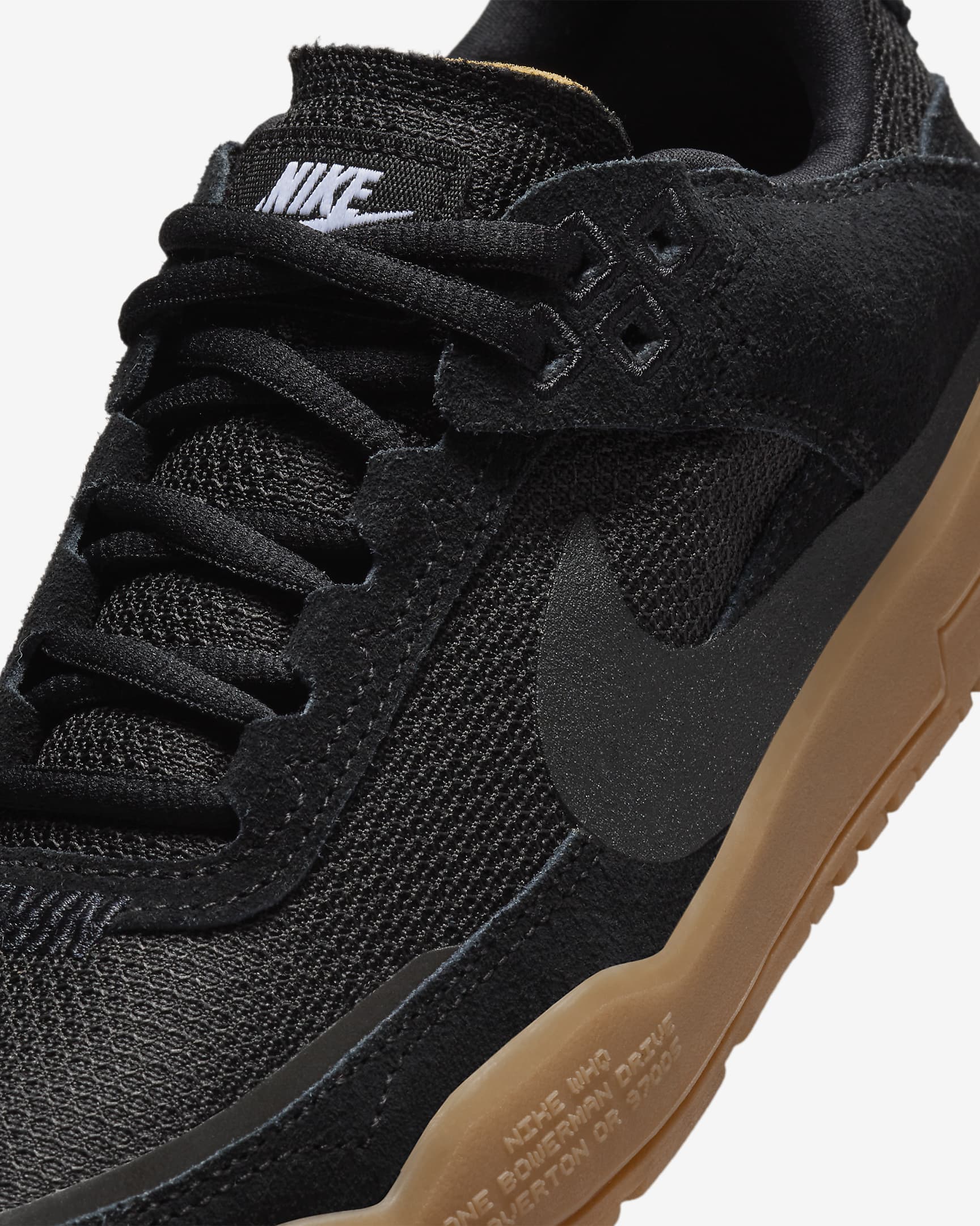 Nike SB Day One Big Kid's Skate Shoes - Black/Gum
