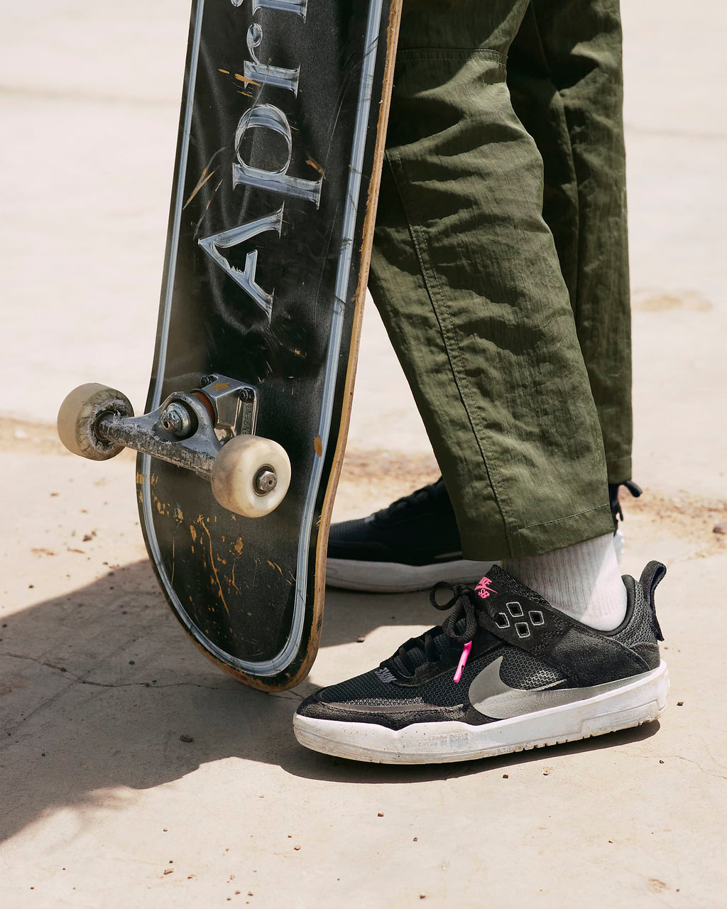 Nike SB Day One Big Kid's Skate Shoes - Black/Cool Grey