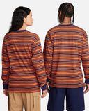 Nike SB Long Sleeve Skate Tee - Purple/Campfire Orange