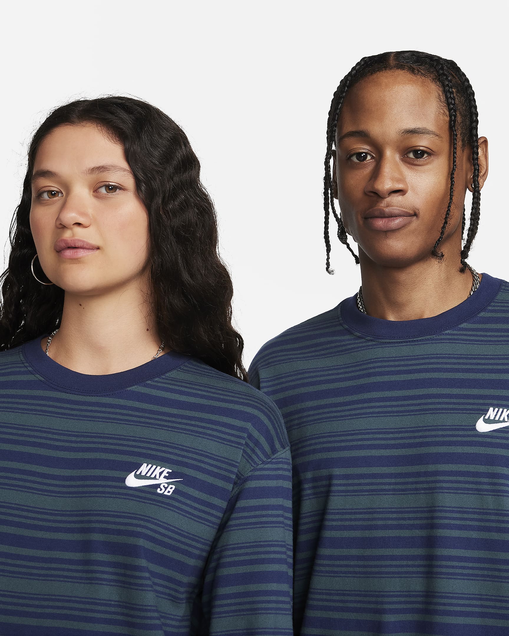 Nike SB Long Sleeve Skate Tee - Midnight Navy/Deep Jungle – FARGO