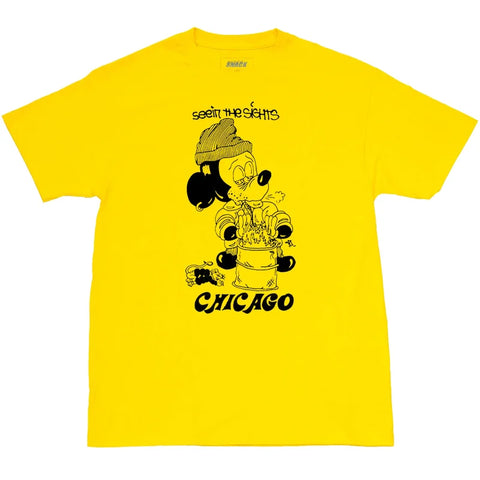 Snack Seein The Sights Chicago Tee - Yellow