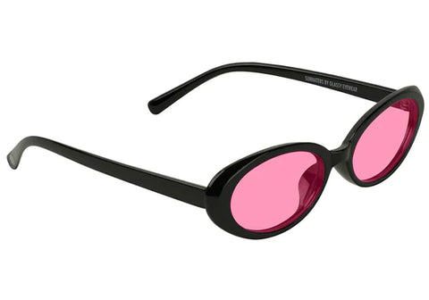 Stanton Sunglasses - Black/Pink lens