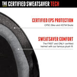 Triple 8 Certifed Sweatsaver Helmet - White Matte