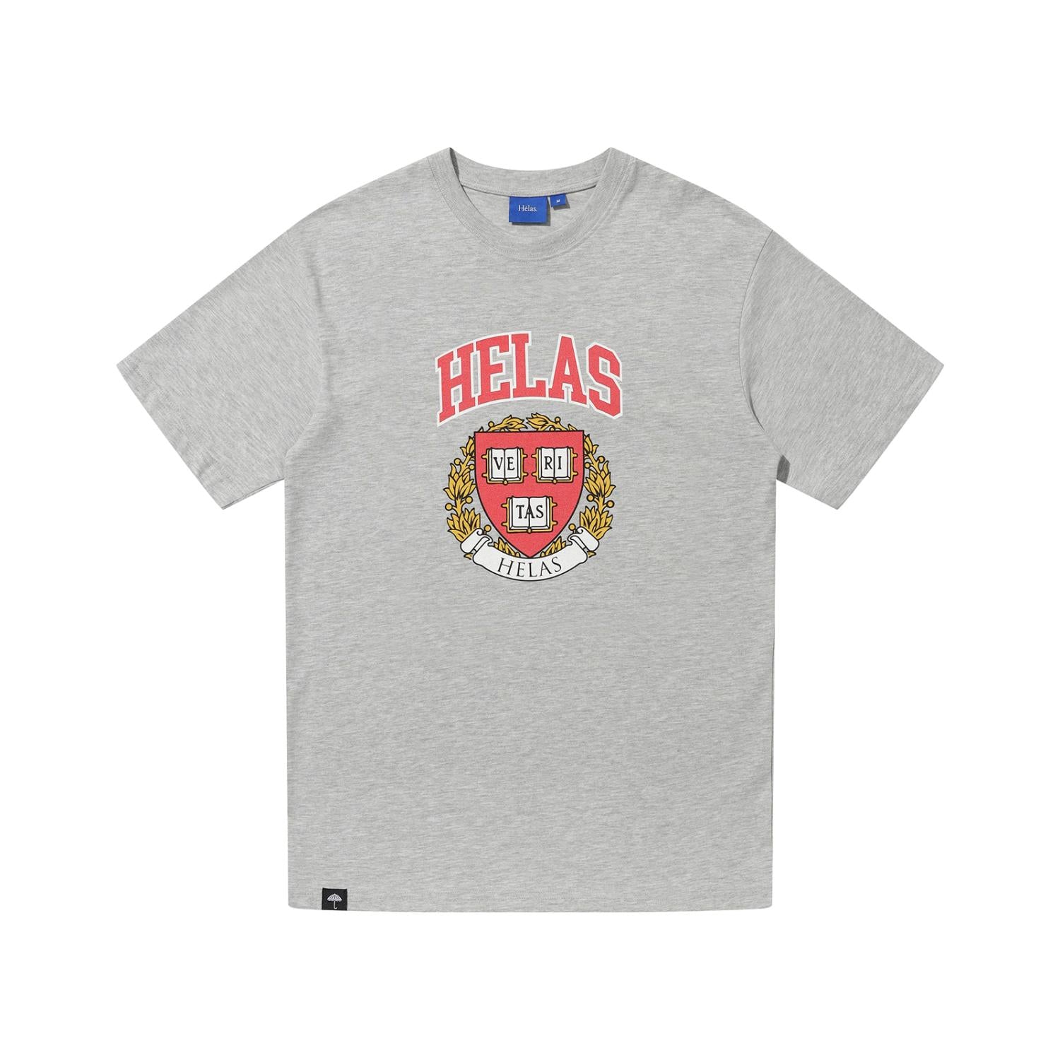 Helas Veritas Tee - Heather Grey