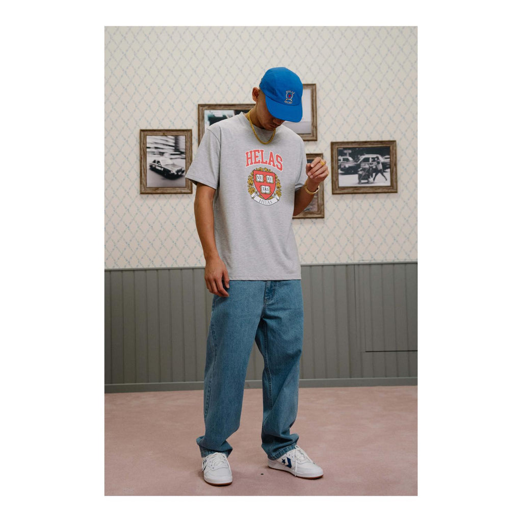 Helas Veritas Tee - Heather Grey