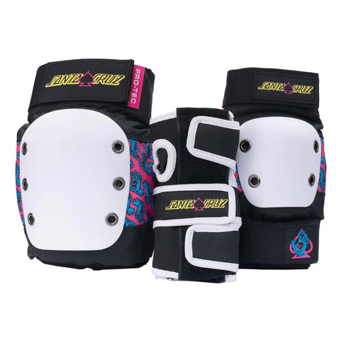 Pro-Tec Jr. Street Gear 3 Pack - Santa Cruz Signature Edition