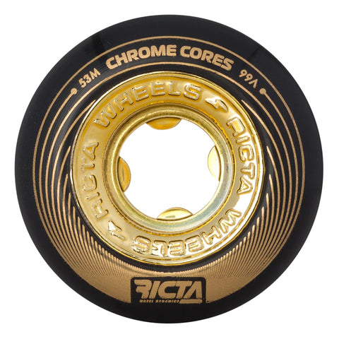 Ricta Chrome Core Black/Gold 99a Wheels
