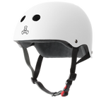 Triple 8 Certified Sweatsaver Helmet - White Rubber