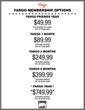 Fargo Membership Options