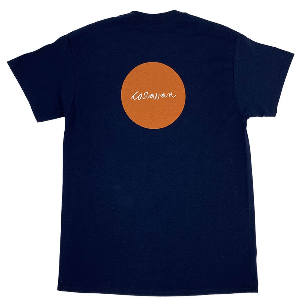 Caravan Stamp Tee - Navy