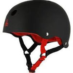 Triple 8 Sweatsaver Helmet - Black Rubber/Red